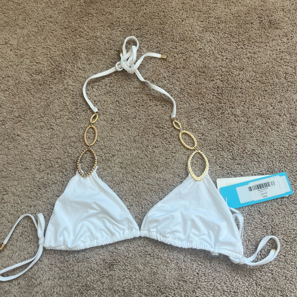 Beach Bunny Paisley Triangle Top. Size XL